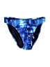 Speedo Graphic Blue Swimsuit Bottoms Size 8 - photo 1