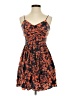 Parker 100% Silk Paisley Orange Cocktail Dress Size S - photo 1