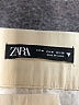 Zara Solid Ivory Shorts Size M - photo 3