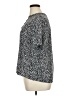 Premise Studio 100% Polyester Animal Print Gray Short Sleeve Blouse Size XL - photo 5