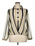CAbi Stripes Gold Long Sleeve Blouse Size XL - photo 1