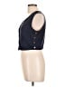 Unbranded 100% Polyester Blue Sleeveless Blouse Size L - photo 5