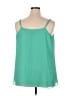 Lane Bryant 100% Polyester Green Sleeveless Blouse Size 18 - photo 2