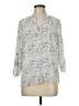 Daniel Rainn Animal Print Ivory 3/4 Sleeve Blouse Size M (petite) - photo 1