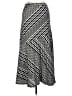 Cato Chevron-herringbone Silver Casual Skirt Size M - photo 1