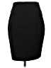 Express Solid Black Formal Skirt Size 4 - photo 1