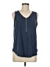 Green Envelope Blue Sleeveless T-Shirt Size M - photo 1