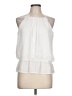 I.N. San Francisco 100% Polyester White Sleeveless Blouse Size L - photo 1