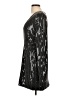 Haney Metallic Silver Cocktail Dress Size 10 - photo 5