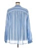 H&M Stripes Blue Long Sleeve Blouse Size 18 - photo 2
