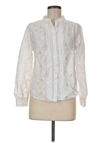Ultra Pink Long Sleeve Blouse (view 1)