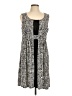 Soma Houndstooth Black Casual Dress Size L - photo 1