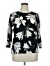 Cathy Daniels 100% Acrylic Floral Black Pullover Sweater Size XL - photo 1