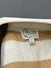 Blue Rain Checkered-gingham Ivory Cardigan Size M - photo 7