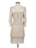 Blush 100% Polyester Ivory Cocktail Dress Size S - photo 2