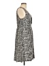 Soma Houndstooth Black Casual Dress Size L - photo 4