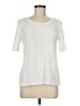 Talbots 100% Polyester Ivory Short Sleeve Top Size M - photo 1
