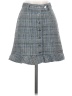 Eggie Plaid Gray Casual Skirt Size XS - photo 1