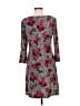 Tommy Hilfiger Houndstooth Gray Casual Dress Size 6 - photo 2