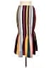 J.Crew Color Block Teal Burgundy Formal Skirt Size 10 - photo 2
