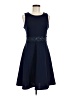 Owin Solid Blue Cocktail Dress Size M - photo 1