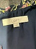 Ann Taylor LOFT 100% Polyester Floral Black Casual Dress Size S - photo 7