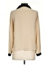 Unbranded 100% Polyester Color Block Ivory Long Sleeve Blouse Size S - photo 2