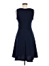 Owin Solid Blue Cocktail Dress Size M - photo 2