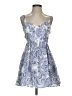 Zara Paisley Blue Cocktail Dress Size S - photo 1