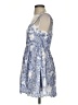 Zara Paisley Blue Cocktail Dress Size S - photo 5