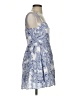 Zara Paisley Blue Cocktail Dress Size S - photo 4