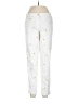 Talbots Print White Casual Pants Size 6 - photo 1