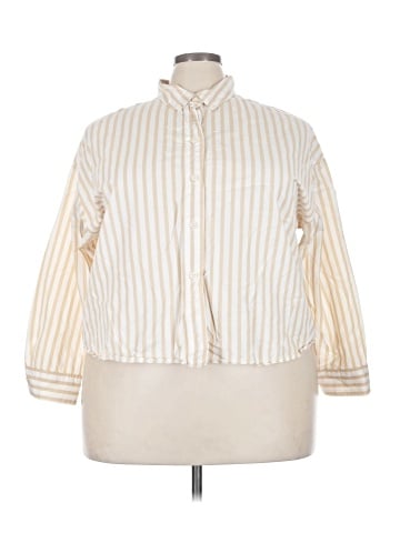 Old Navy 3/4 Sleeve Button-Down Shirt (view 1)