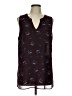 CAbi 100% Polyester Brown Sleeveless Blouse Size L - photo 1