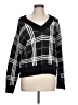 Crown & Ivy Plaid Black Pullover Sweater Size L - photo 1