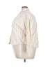 Old Navy 100% Cotton Stripes Ivory 3/4 Sleeve Button-Down Shirt Size XXL - photo 5