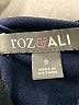 Roz & Ali 100% Polyester Chevron-herringbone Blue Casual Dress Size 8 - photo 7