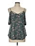 Kaileigh Teal Sleeveless Blouse Size L - photo 1