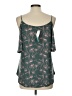 Kaileigh Teal Sleeveless Blouse Size L - photo 2