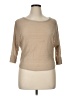 Xhilaration Tan 3/4 Sleeve Top Size XL - photo 1