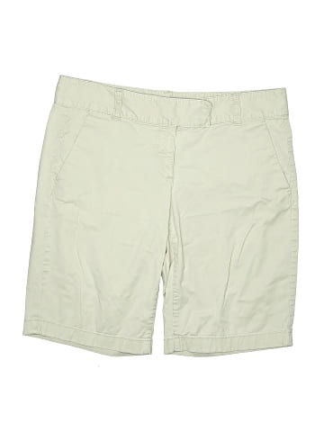 Ann Taylor Khaki Shorts (view 1)