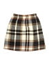 Shein Plaid Brown Skirt Size 11 - 12 - photo 2