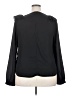In the Style 100% Polyester Black Long Sleeve Blouse Size 18 - photo 2