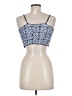 E&M Collection 100% Polyester Blue Sleeveless Top Size M - photo 2