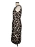 Talbots 100% Silk Animal Print Black Cocktail Dress Size 6 - photo 5