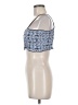 E&M Collection 100% Polyester Blue Sleeveless Top Size M - photo 5