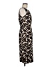 Talbots 100% Silk Animal Print Black Cocktail Dress Size 6 - photo 4