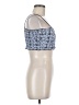 E&M Collection 100% Polyester Blue Sleeveless Top Size M - photo 4