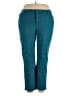 Just My Size Color Block Teal Jeans Size 24W - photo 1