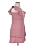 Assorted Brands Solid Pink Casual Dress Size XL - photo 4